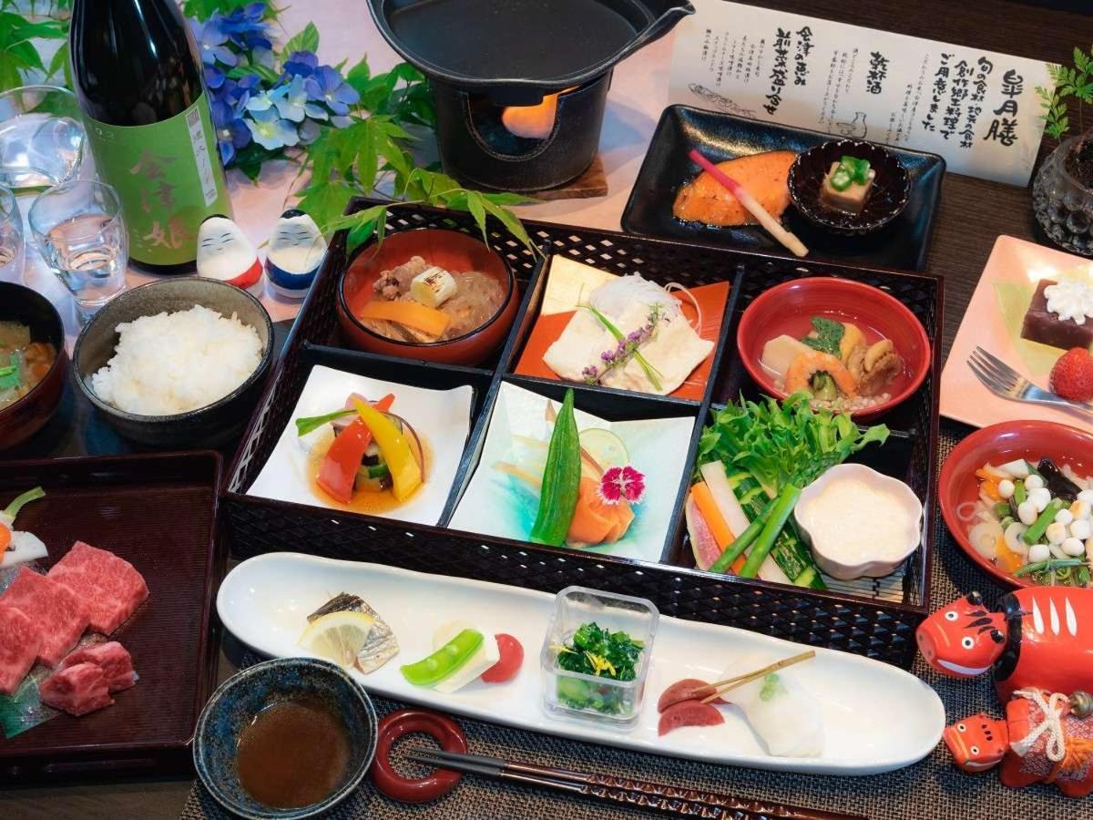 Hotel Kutsurogijyuku Shintaki Aizuwakamatsu Esterno foto