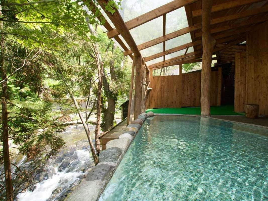 Hotel Kutsurogijyuku Shintaki Aizuwakamatsu Esterno foto